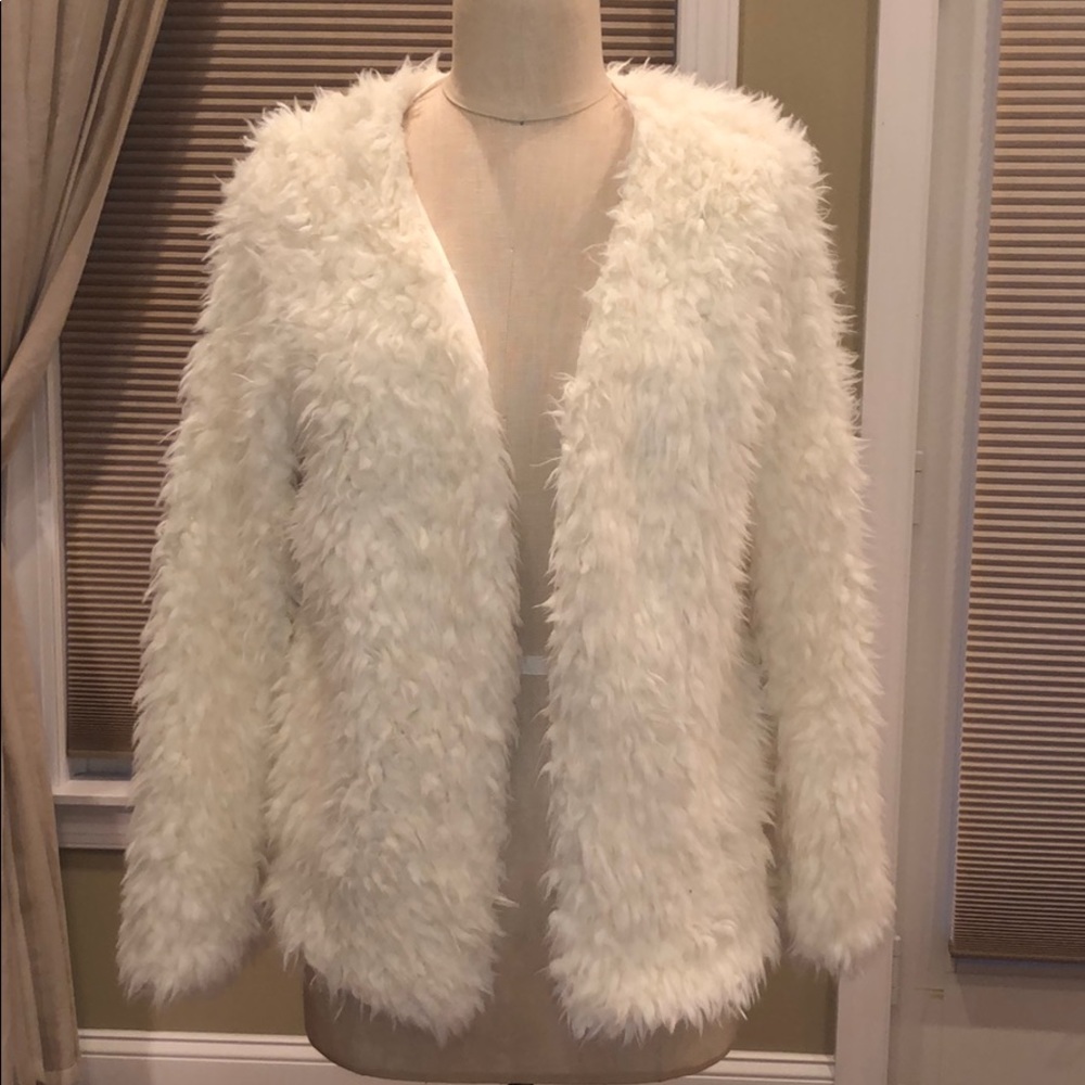 Partysu Designed In Korea Faux Fur Jacket